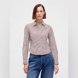 GAP Organic Cotton Fitted Crop Shirt